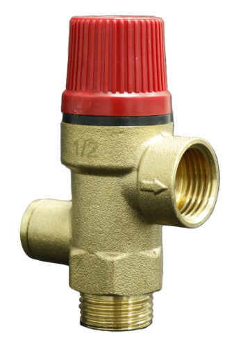 Предохранительный клапан 1/2" с выходом под манометр (3 бар) Millennium