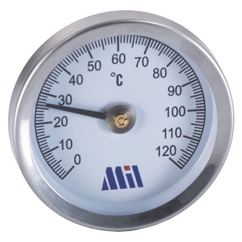 Термометр накладной 63/120 с пружиной Millennium