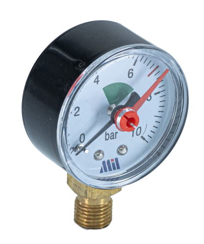 Манометр вертикальный 1/4" (63/10 бар) Millennium