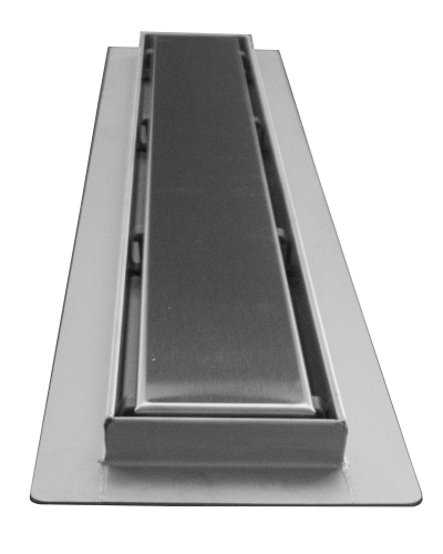 Трап линейный нержавейка с сухим поворотным  гидрозатвором  50 см(под плитку) Millennium(в блистере)