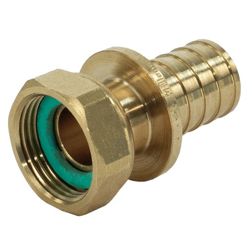 Муфта с накидной гайкой O 25*3.5 мм - 3/4" аксиальная Millennium (материал латунь CW617N)