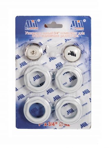 Комплект пробок  для радиатора 1"x3/4" Millennium