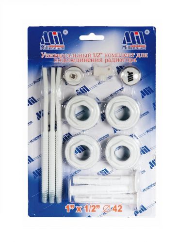 Комплект пробок  для радиатора 1"x3/4" ( 3креп.) Millennium