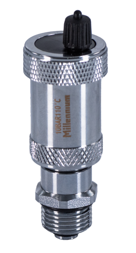 Воздухоотводчик автоматический 1/2" прямой с обратным клапаном, хромированный Millennium