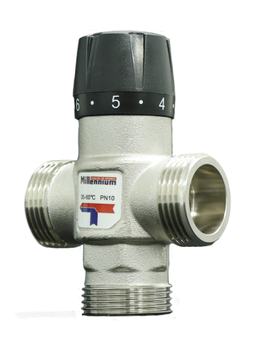 Термостатический смесительный клапан 1" ( 35°C - 60°C ) Millennium