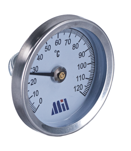 Термометр накладной 63/120 с пружиной Millennium