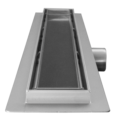 Трап линейный нержавейка  с сухим  гидрозатвором  80 см (под плитку) Millennium (в блистере)