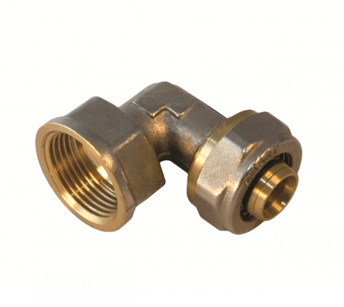 Фитинг обжимной угольник Millennium 16ц-1/2"в