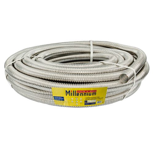 Труба гофрированная из нержавеющей стали Ф32 отожж. (20м) Millennium