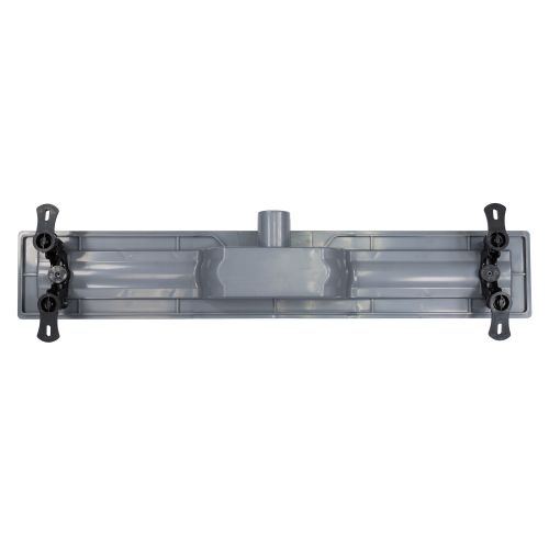 Трап линейный  пластиковый 50 см (решётка BASE) с сухим гидрозатвором Millennium