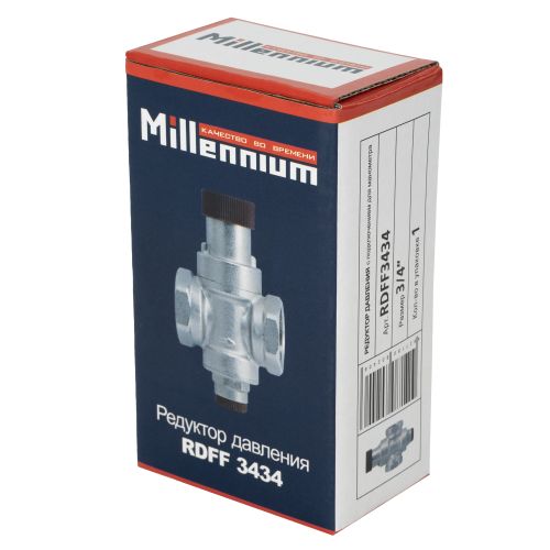 Регулятор давления 3/4"с выходом под манометр Millennium