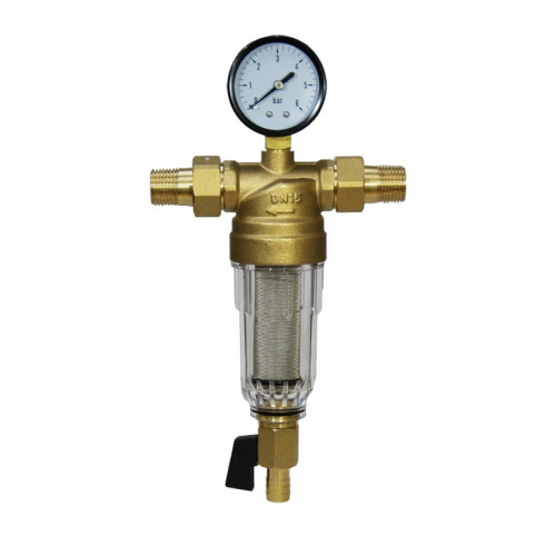 Фильтр с манометром 1/2" Millennium Mill.FTSC. 12.C для холодной воды