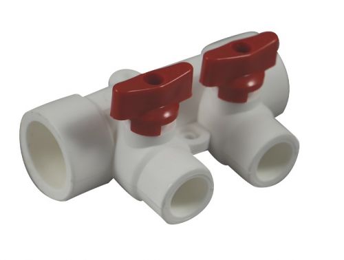 Коллектор полипропиленовый 32 мм Millennium (красная ручка)