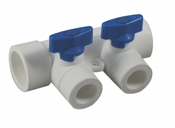 Коллектор полипропиленовый 32 мм Millennium (синяя ручка)