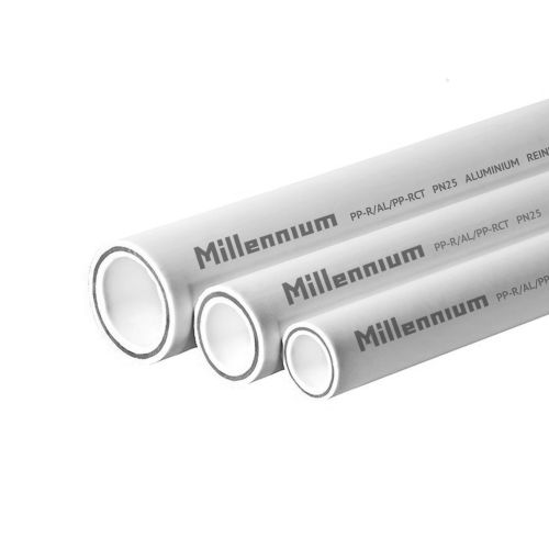 Труба полипропиленовая армированная алюминием PN25 Millennium