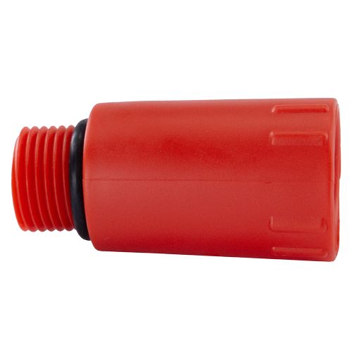 Заглушка 1/2" монтажная красная Millennium