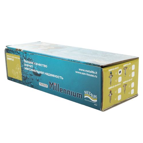 Фильтр с редуктором давления 1/2 для хол. воды Millennium(Италия)