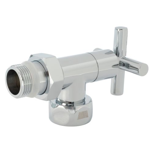 Вентиль 1-3/4 г/ш угловой для П/С (пара)  Millennium круг